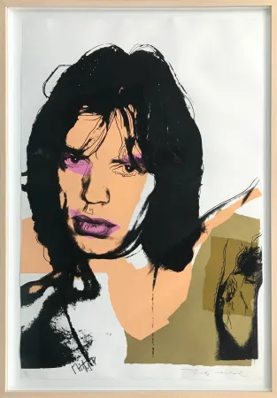 Screenprint Warhol - MICK JAGGER FS II.141