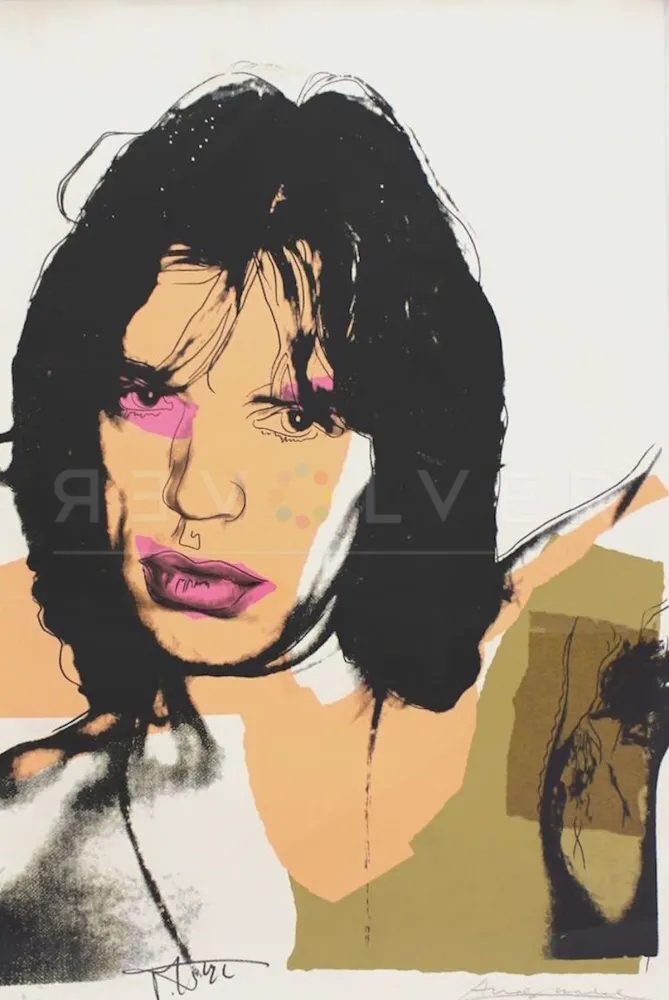 Screenprint Warhol - Mick Jagger (FS II.141) 