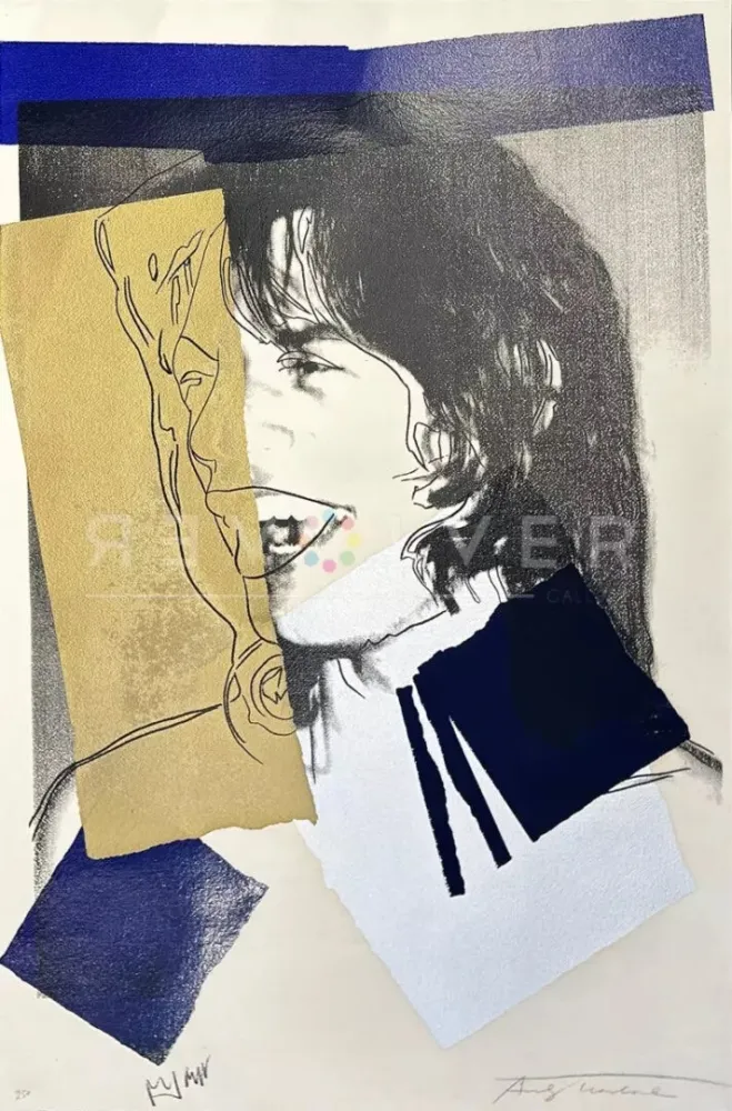 Screenprint Warhol - Mick Jagger (FS II.142)
