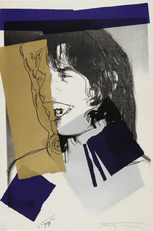 Screenprint Warhol - Mick Jagger (FS II.142)