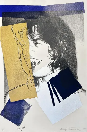 Screenprint Warhol - Mick Jagger (FS II.142)
