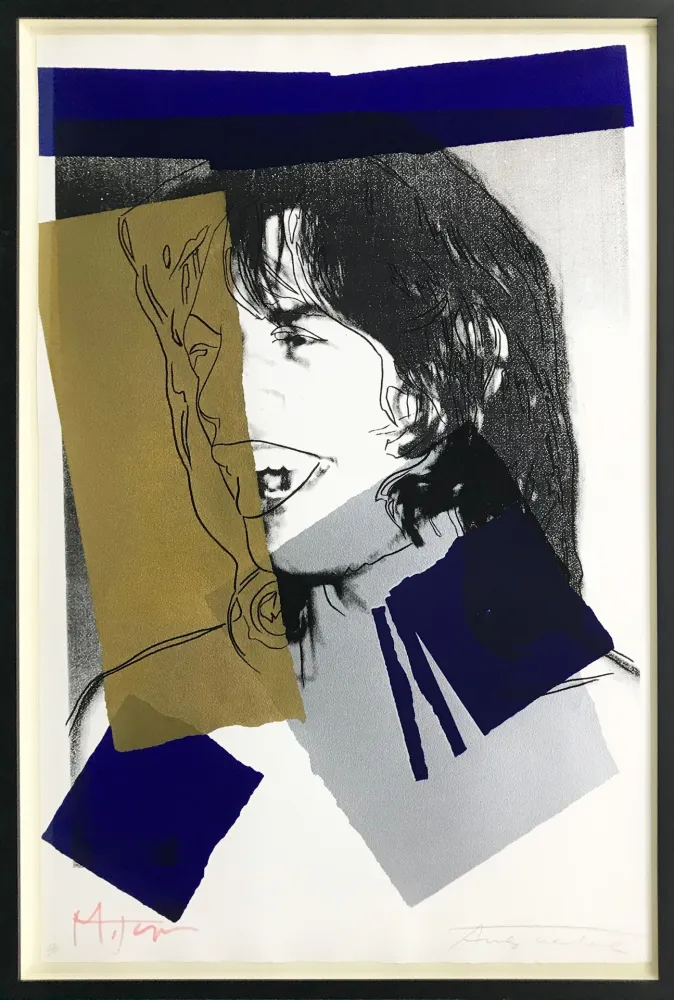 Screenprint Warhol - MICK JAGGER FS II.142