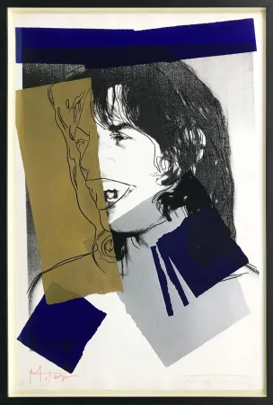 Screenprint Warhol - MICK JAGGER FS II.142