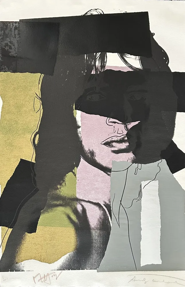 Screenprint Warhol - Mick Jagger (FS II.145)