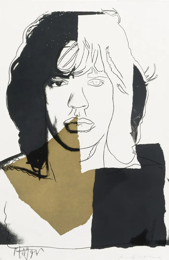 Screenprint Warhol - Mick Jagger (FS II.146)