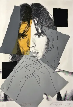 Screenprint Warhol - Mick Jagger (FS II.147)