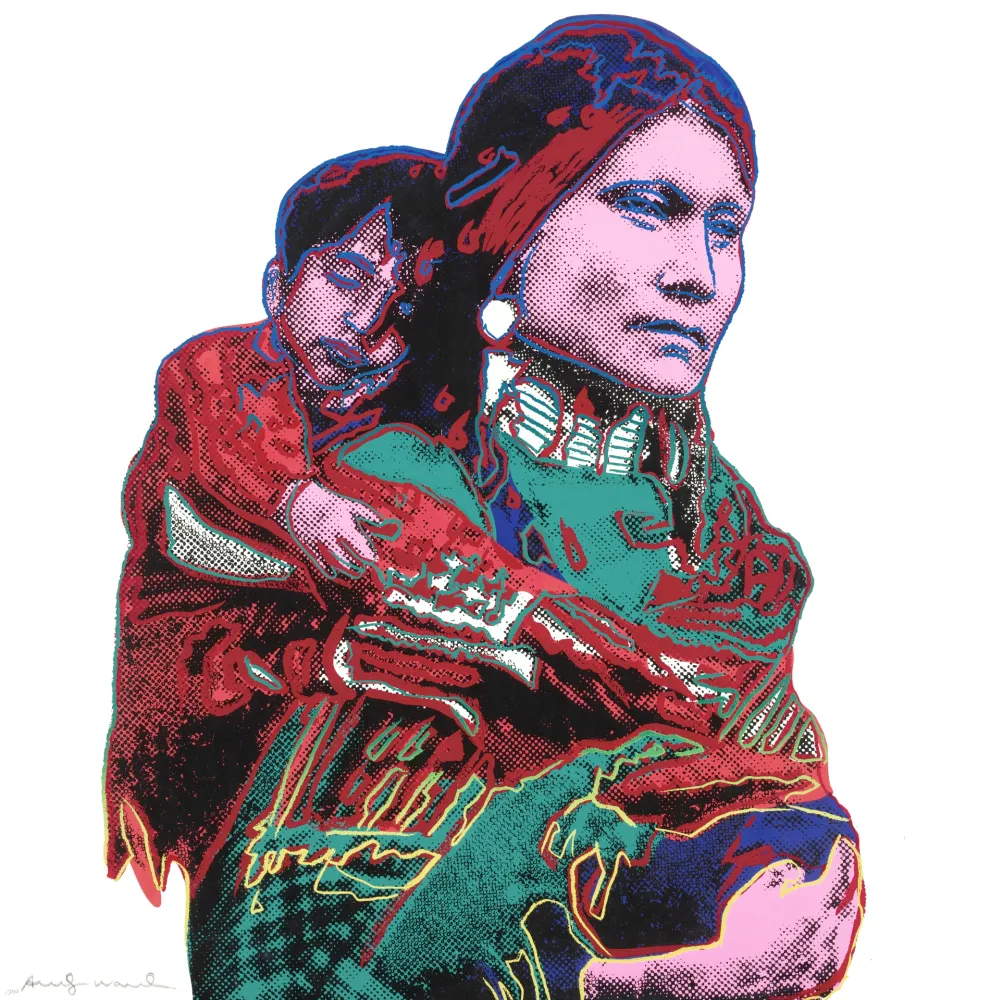 Screenprint Warhol - Mother and Child (FS II.383)