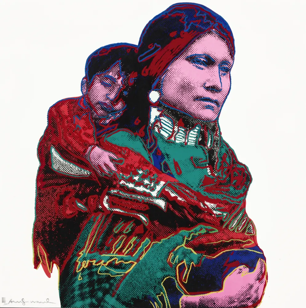 Screenprint Warhol - Mother and Child (FS II.383)