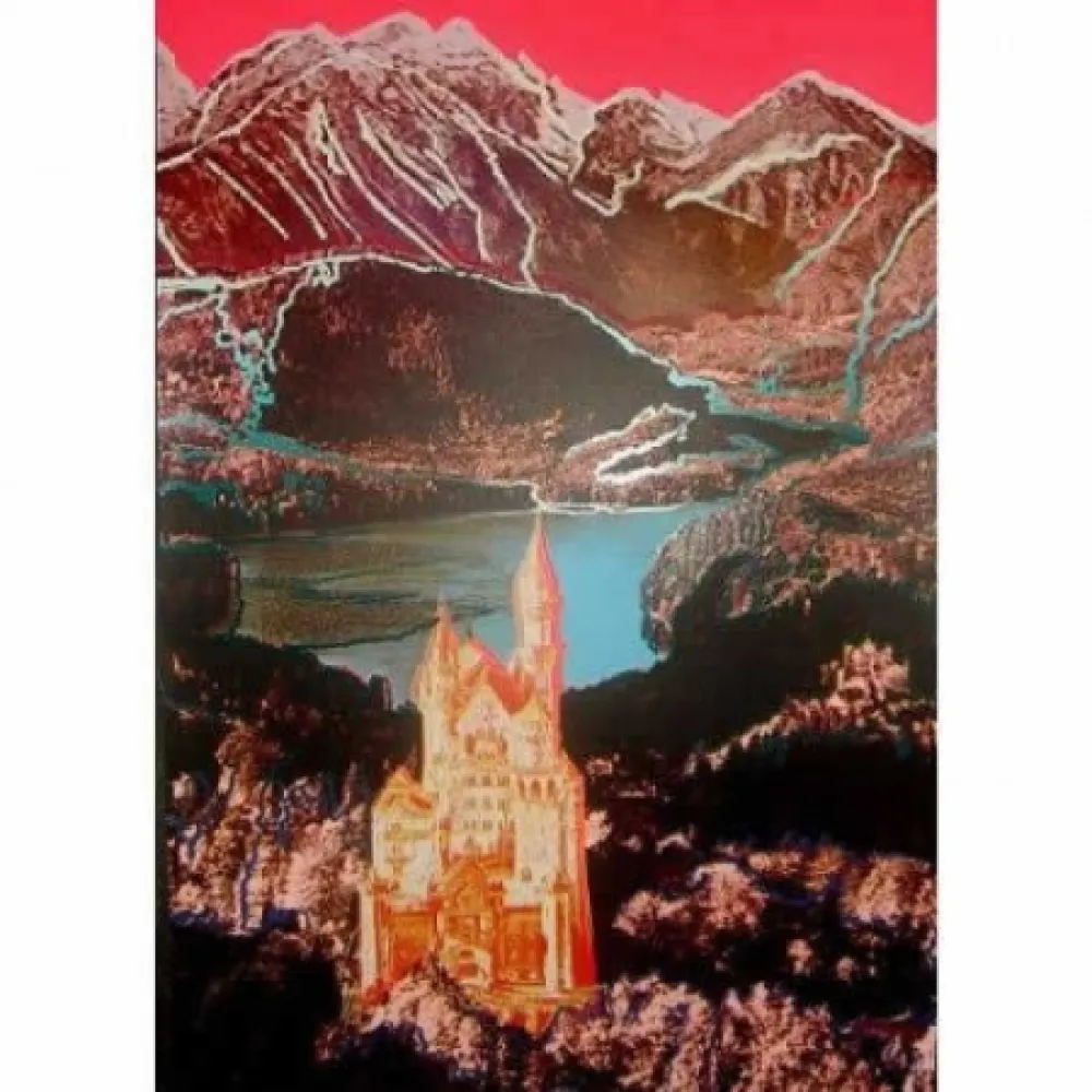 Screenprint Warhol - Neuschwanstein