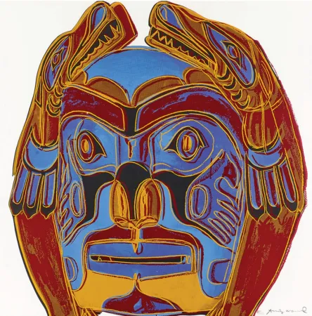 Screenprint Warhol - Northwest Coast Mask 