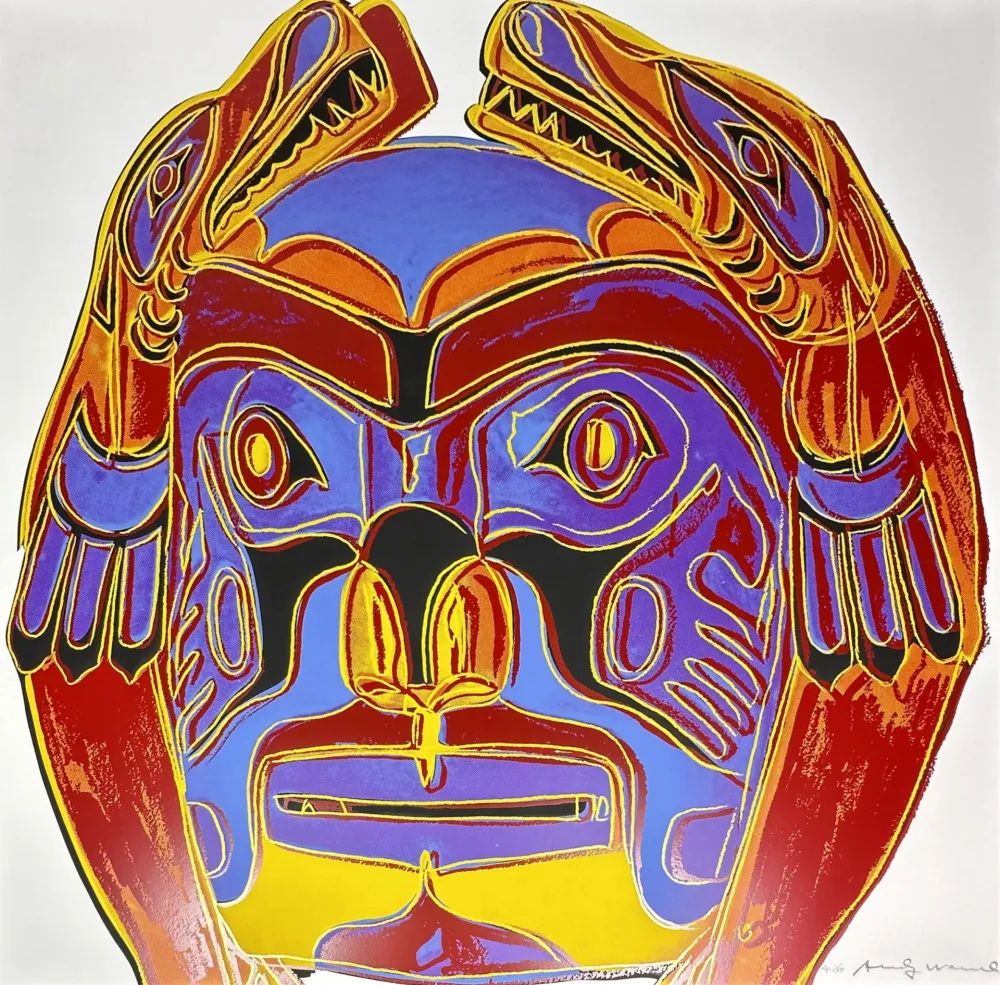 Screenprint Warhol - Northwest Coast Mask 