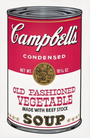 Screenprint Warhol - Old Fashioned Vegetable from Campbell's Soup II (F.&S.54)