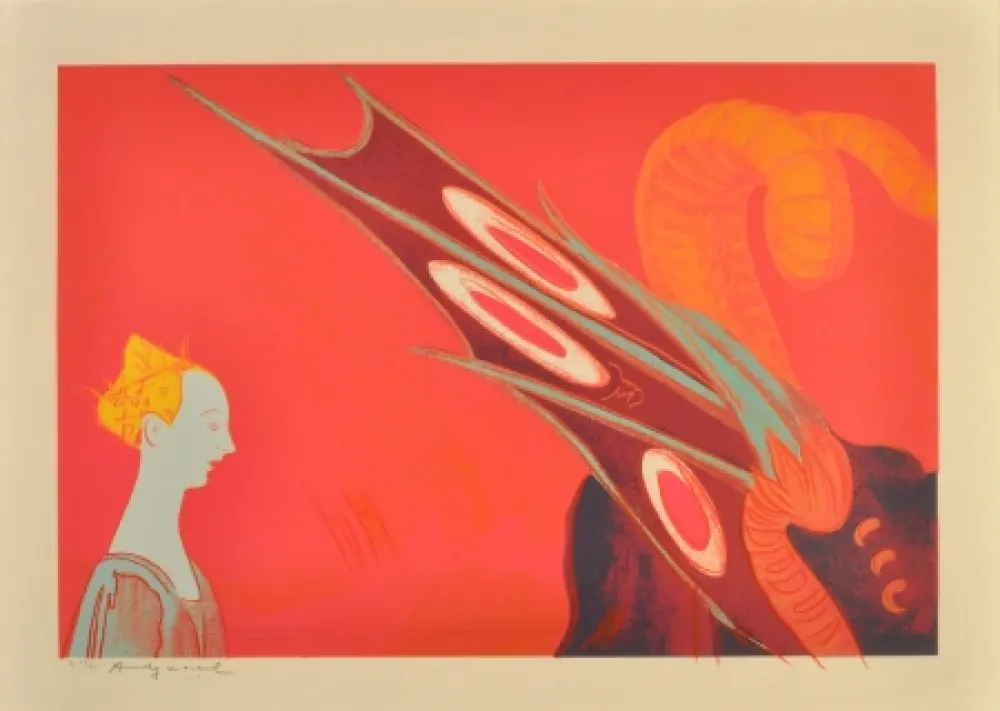 Screenprint Warhol - Paolo Uccello (St. George and the Dragon)
