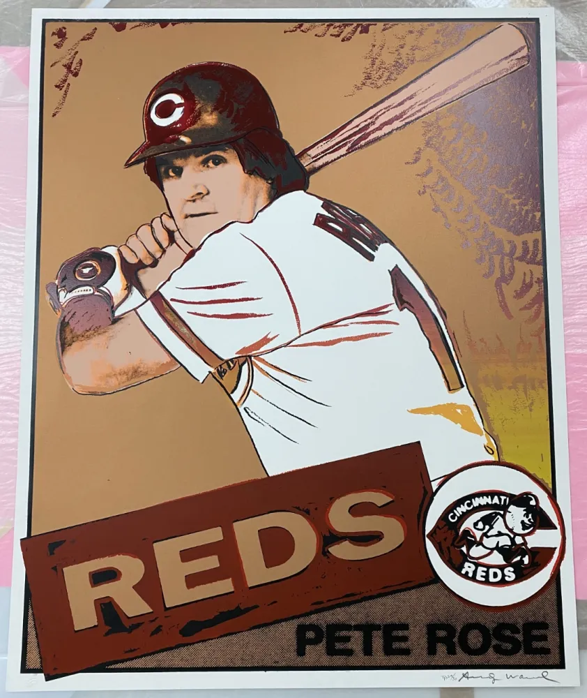 Screenprint Warhol - Pete Rose Trial Proof