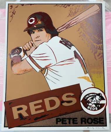 Screenprint Warhol - Pete Rose Trial Proof