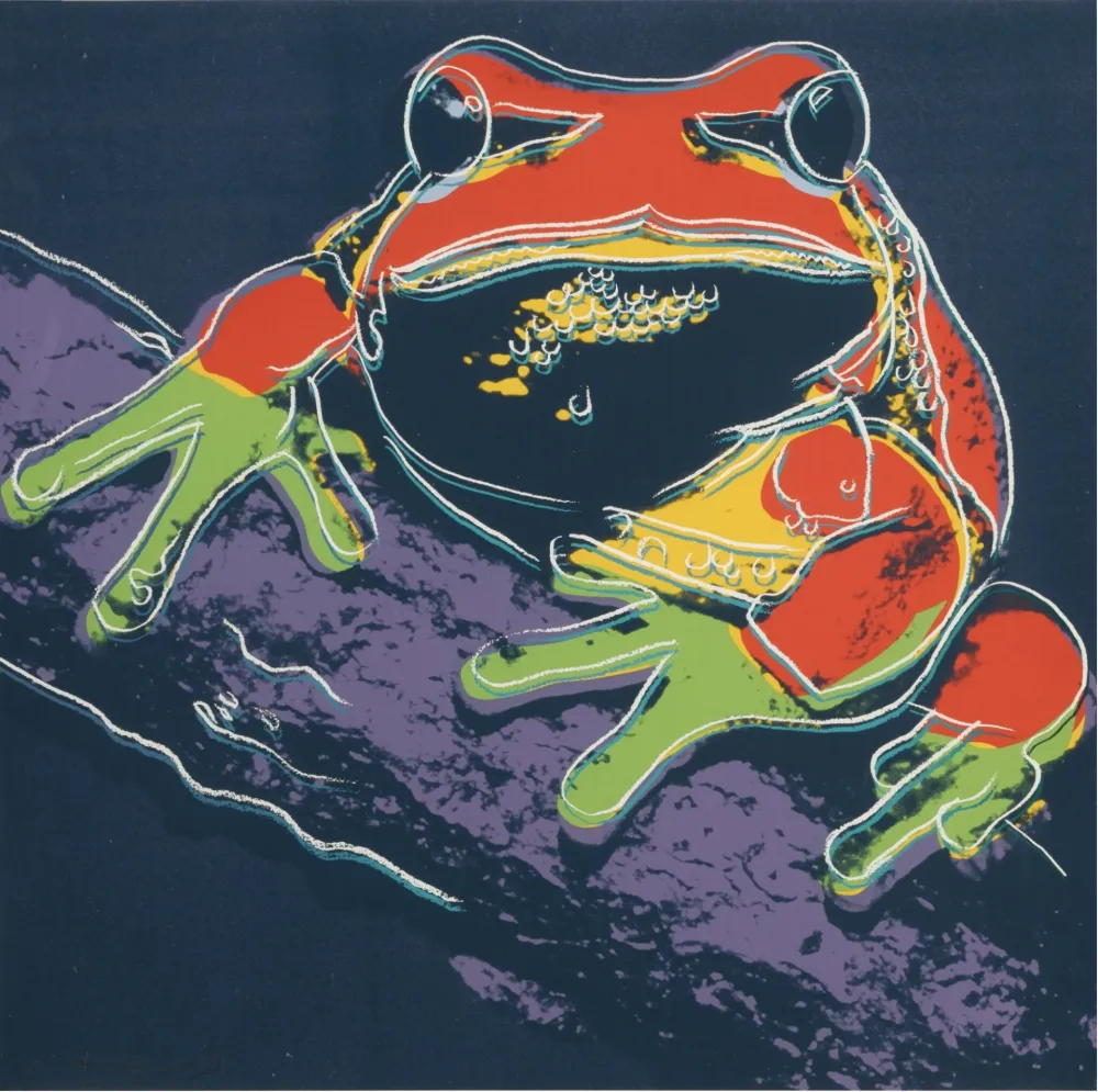 Screenprint Warhol - Pine Barrens Tree Frog