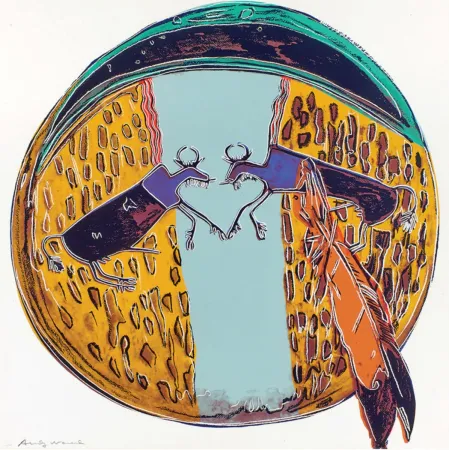Screenprint Warhol - Plains Indian Shield (FS II.383)