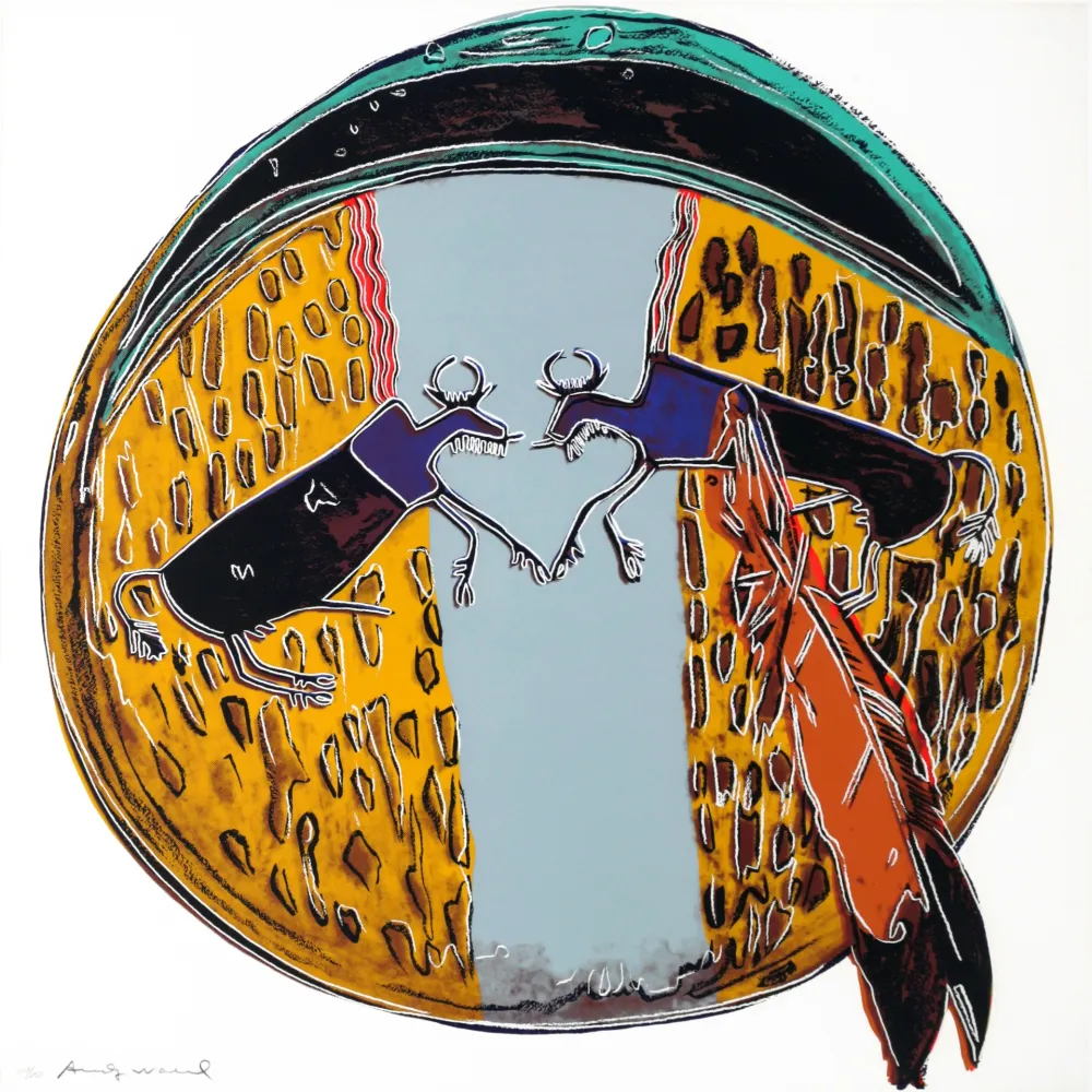 Screenprint Warhol - Plains Indian Shield (FS II.383)