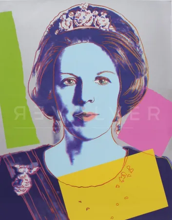 Screenprint Warhol - Queen Beatrix of the Netherlands (FS II.340)