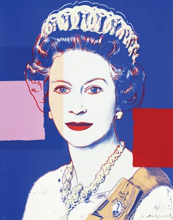 Screenprint Warhol - Queen Elizabeth II 337
