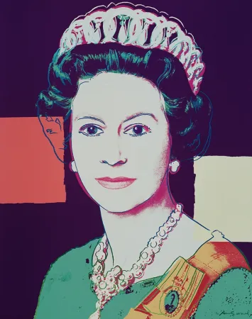 Screenprint Warhol - Queen Elizabeth II of the United Kingdom 335 by Andy Warhol