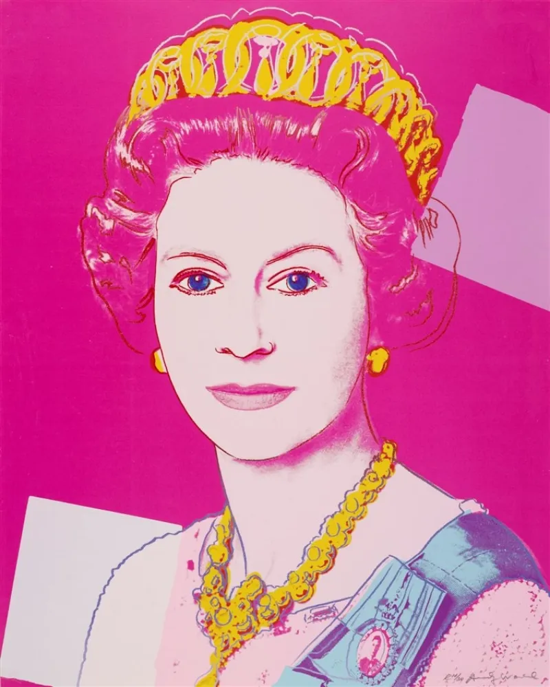 Screenprint Warhol - Queen Elizabeth II of the United Kingdom 336
