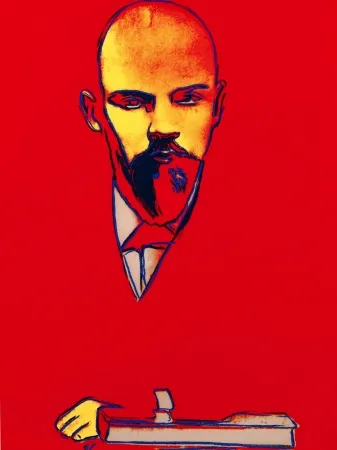 Screenprint Warhol - Red Lenin FS II.403
