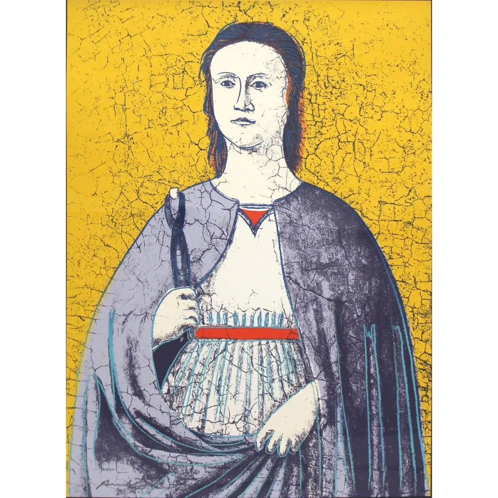 Screenprint Warhol - Saint  Apollonia 333