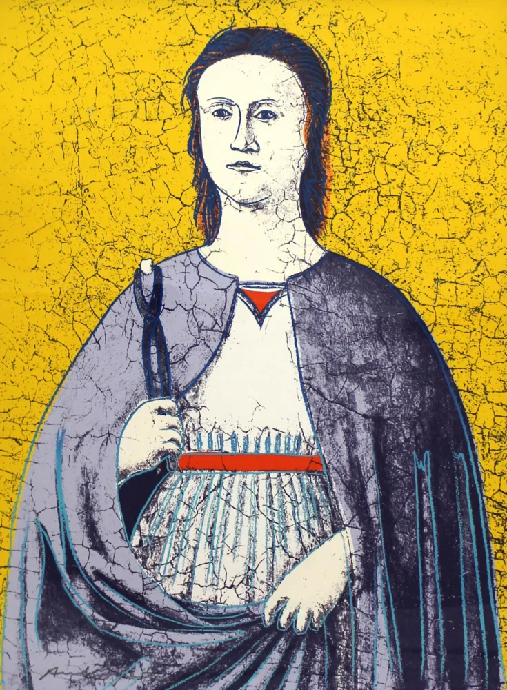 Screenprint Warhol - Saint  Apollonia 333