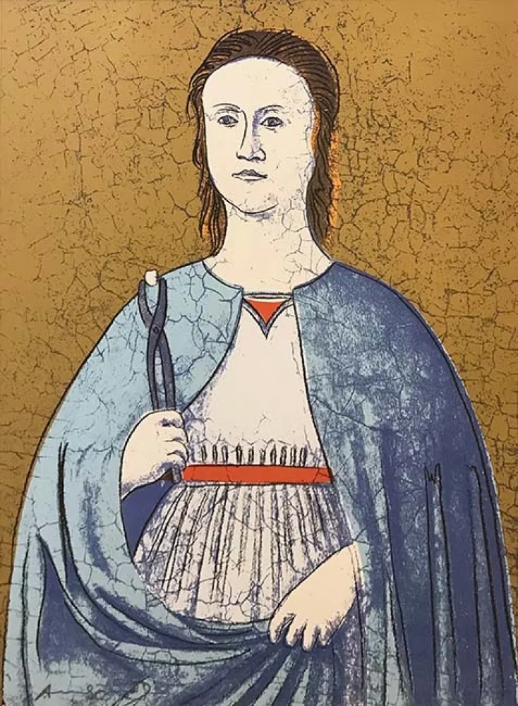 Screenprint Warhol - SAINT APOLLONIA FS II.332