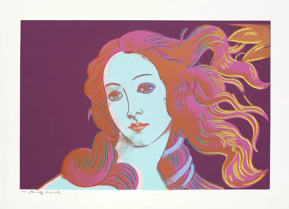 Screenprint Warhol - Sandro Botticelli, Birth of Venus, 1482 (FS II.317)