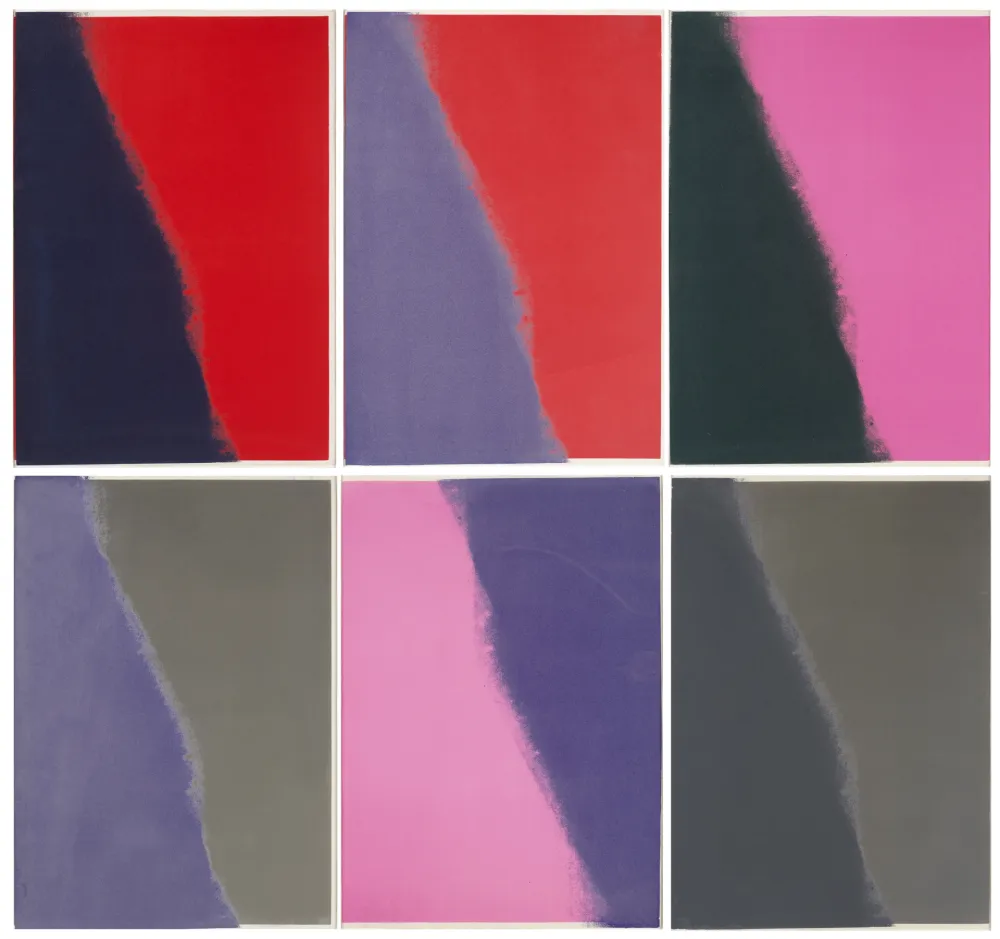 Screenprint Warhol - Shadows II Complete Portfolio (FS II.210-215)