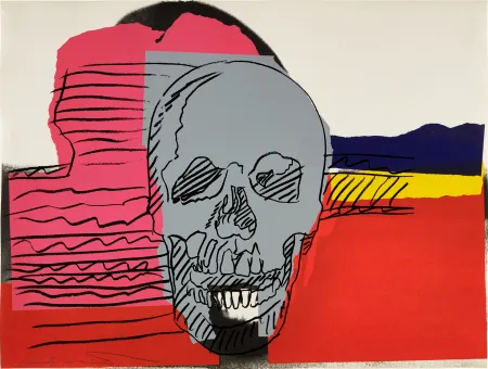 Screenprint Warhol - Skull (FS II.159)