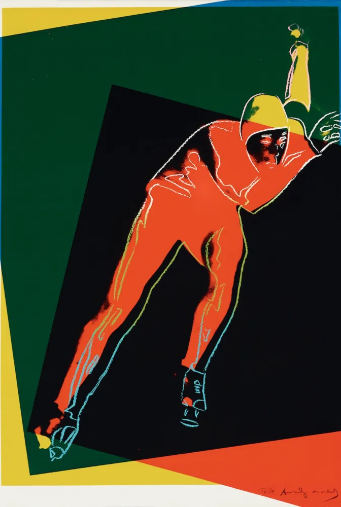 Screenprint Warhol - Speed Skater (Trial Proof)