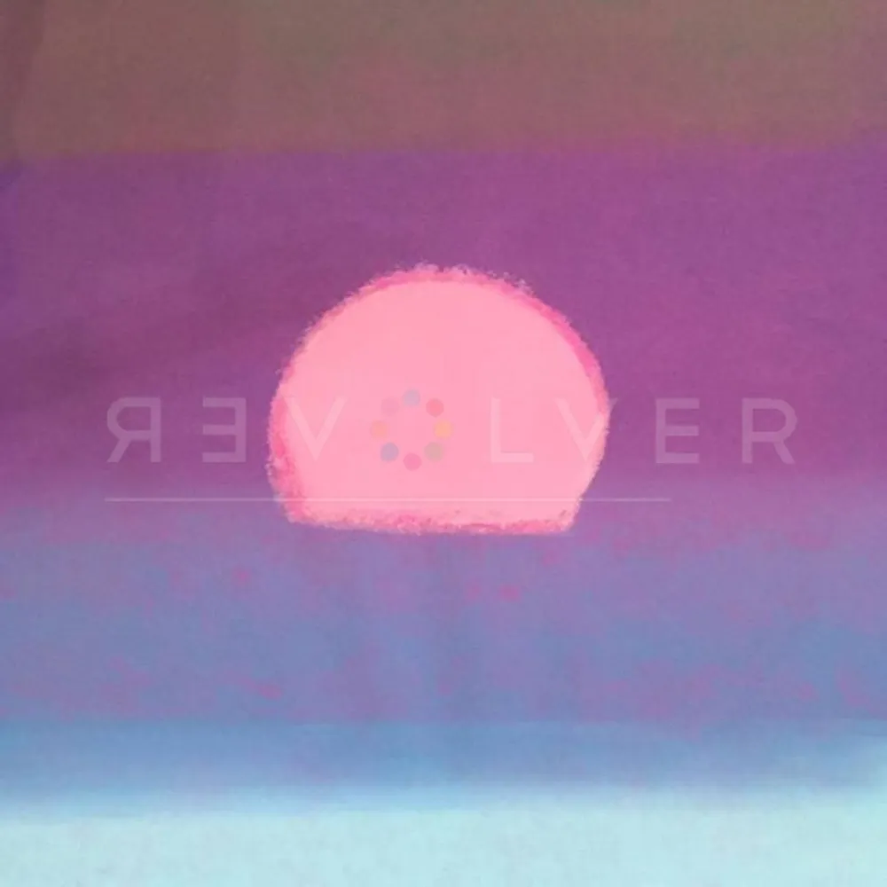 Screenprint Warhol - Sunset (Unique) (Purple/ Blue)