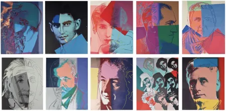 Screenprint Warhol - Ten Portraits of Jews of the Twentieth Century Trial Proof (Full Suite)