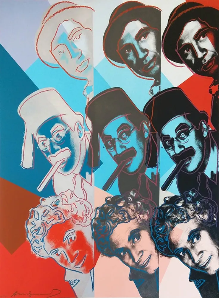 Screenprint Warhol - THE MARX BROTHERS FS II.232