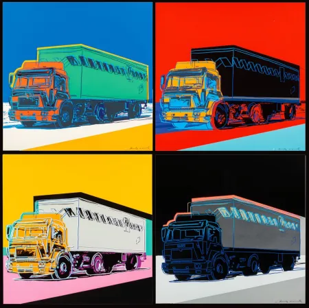 Screenprint Warhol - Truck Complete Portfolio