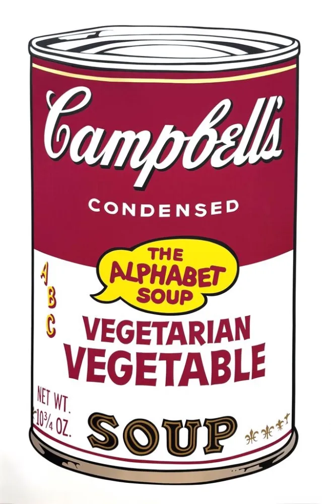 Screenprint Warhol - Vegetarian Vegetable, II.56 from Campbell's Soup II