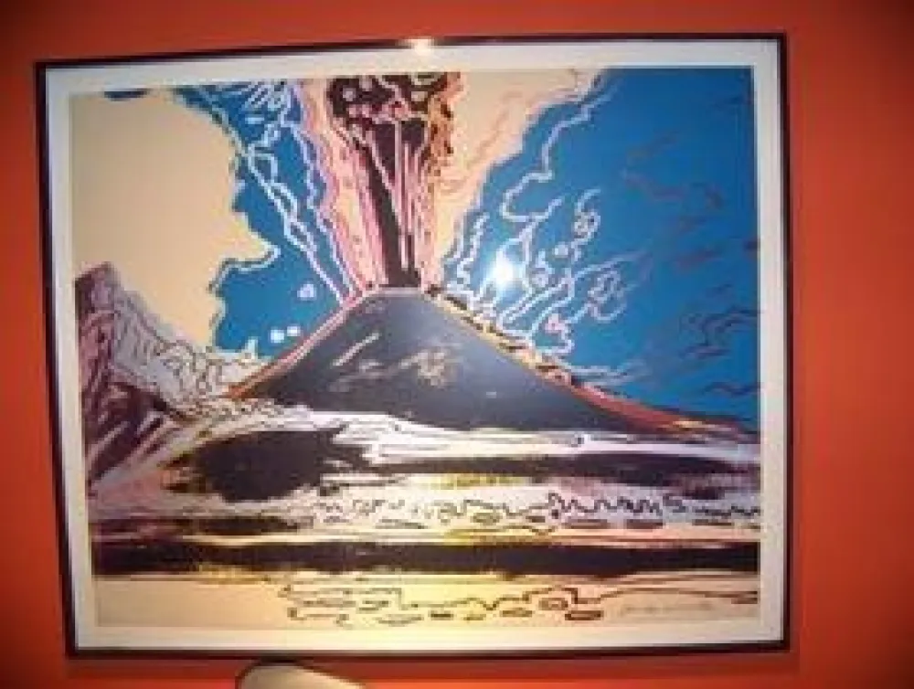 Screenprint Warhol - Vesuvius TP  