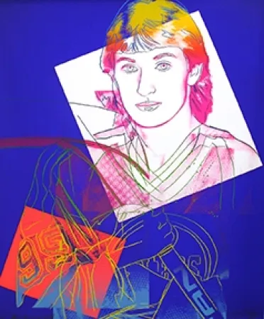 Screenprint Warhol - Wayne Gretsky