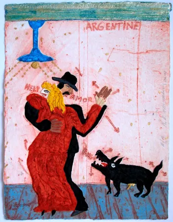 Etching Waydelich - Tango