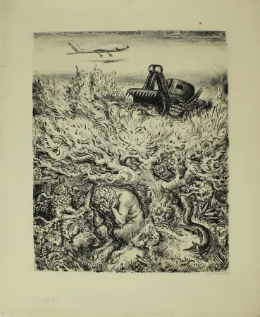 Lithograph Weber - Fortschritt I / Progress I
