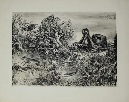 Lithograph Weber - Fortschritt / Progress