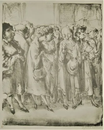 Lithograph Weber - Im Prado II (In the Prado, II)