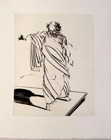 Drypoint Weisbuch - Horace