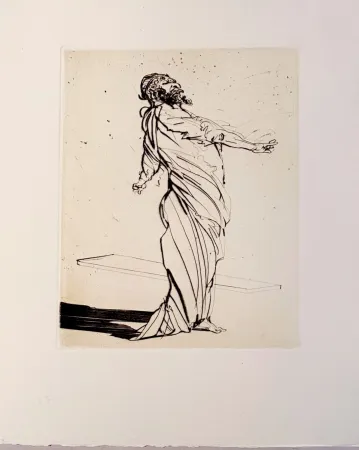 Drypoint Weisbuch - Horace
