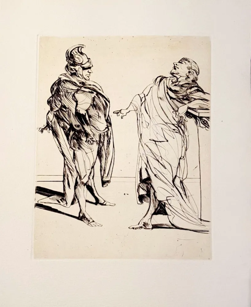 Drypoint Weisbuch - Horace