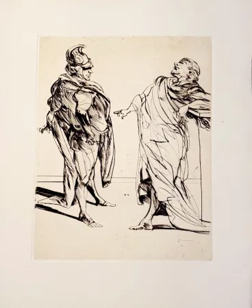 Drypoint Weisbuch - Horace