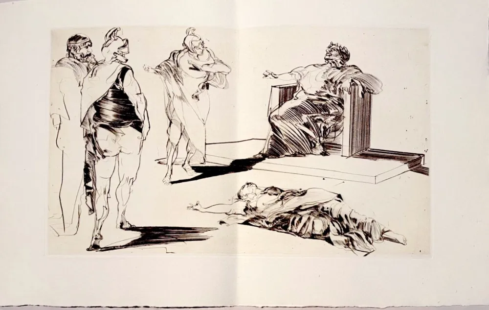 Drypoint Weisbuch - Horace